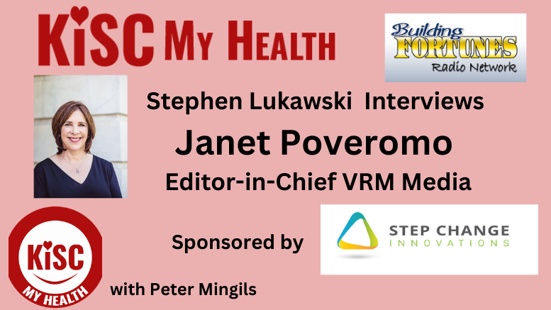 Janet Poveromo with Peter Mingils and Stephen Lukawski on KISC My Health Radio Building Fortunes Radio and Youmongus Radio